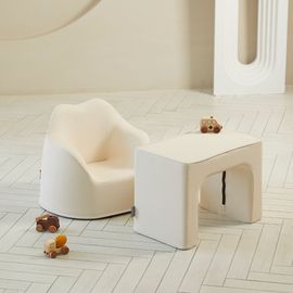 [Lieto Baby] COCO LIETO Modern Toddler Sofa Table Set Baby Desk Chair_Eco-friendly fabric, high-density PU foam, waterproof, streamlined design_Made in Korea